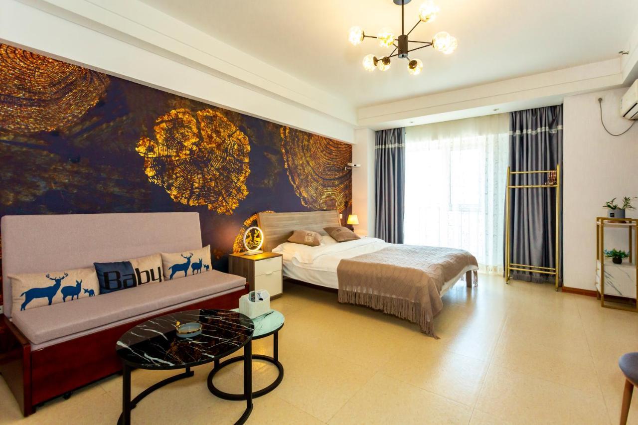 Dalian Hong XI Yuan Apartment Wanda Plaza Экстерьер фото